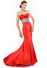 2012 Cire' Prom Dresses PE269.  Available in Deep Carribean, Firecracker, Iris